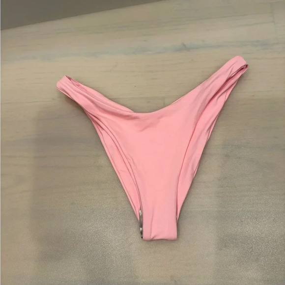 L*Space Guava/pink Whiplash Bitsy Cut  Bikini Bottom Separate (Size XS) - Picture 3 of 6